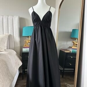 Aritzia | Black Babaton Encourage Poplin Dress